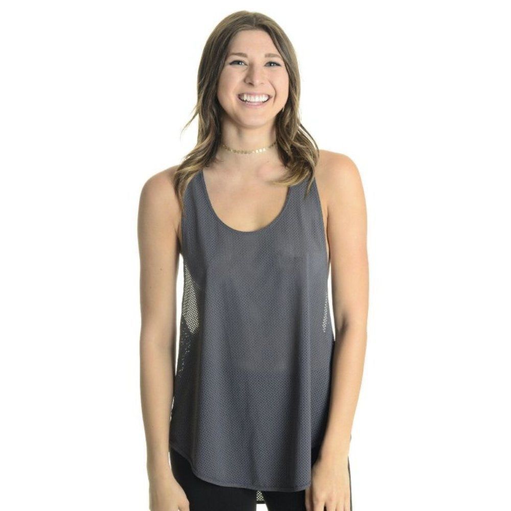 Free People Easy Mesh Unlined Athletic Tank Top M